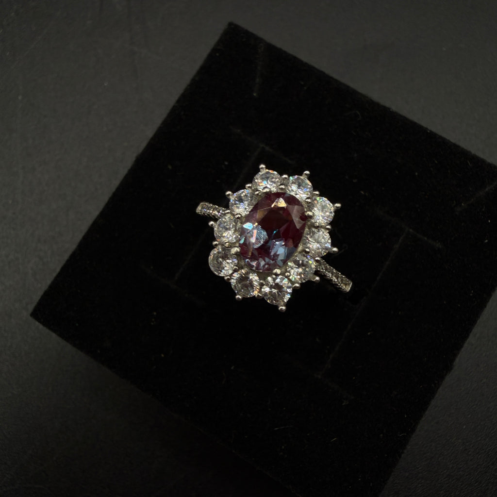 Alexandrite S925 Certified Adjustable Ring