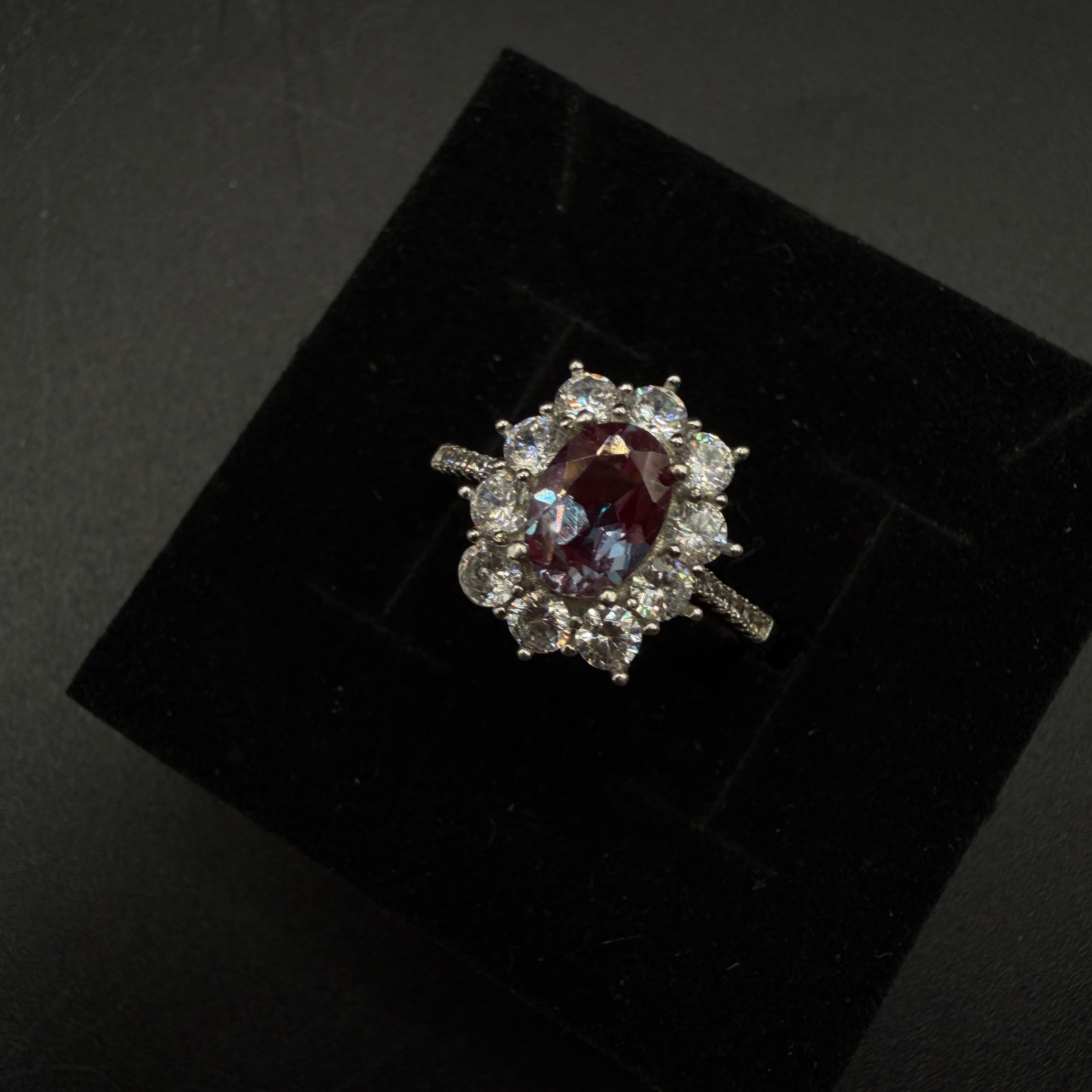 Alexandrite S925 Certified Adjustable Ring