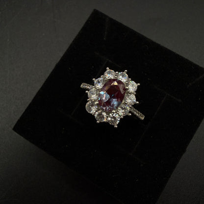 Alexandrite S925 Certified Adjustable Ring