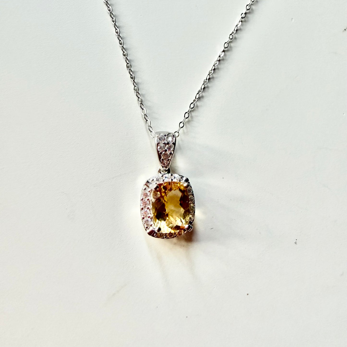 Citrine S925 Necklace
