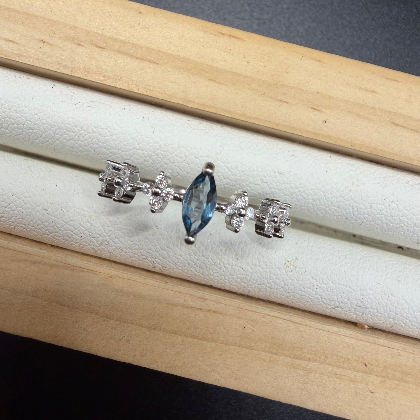 Tanzanite S925 Adjustable Ring