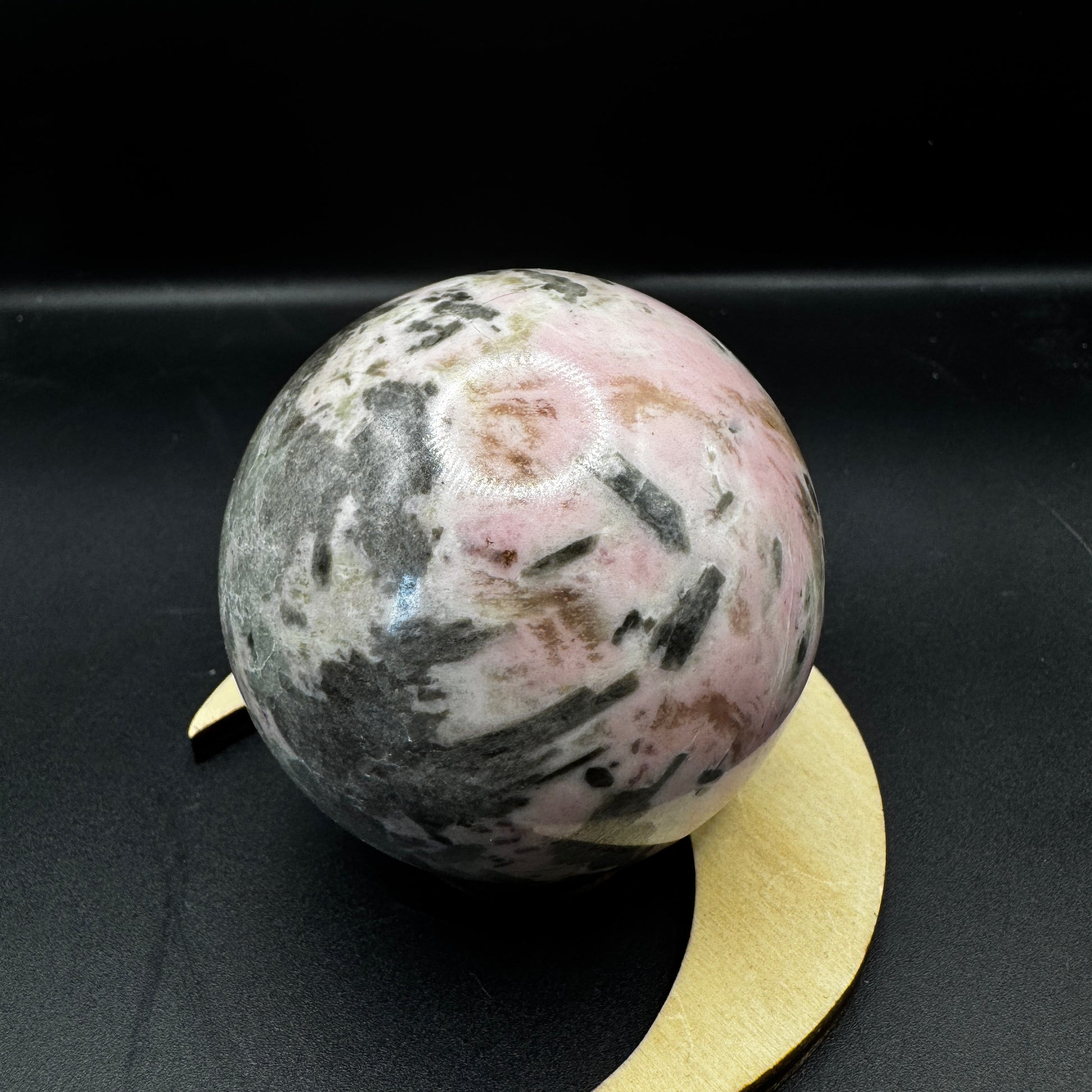 Rhodonite and Epidote Sphere
