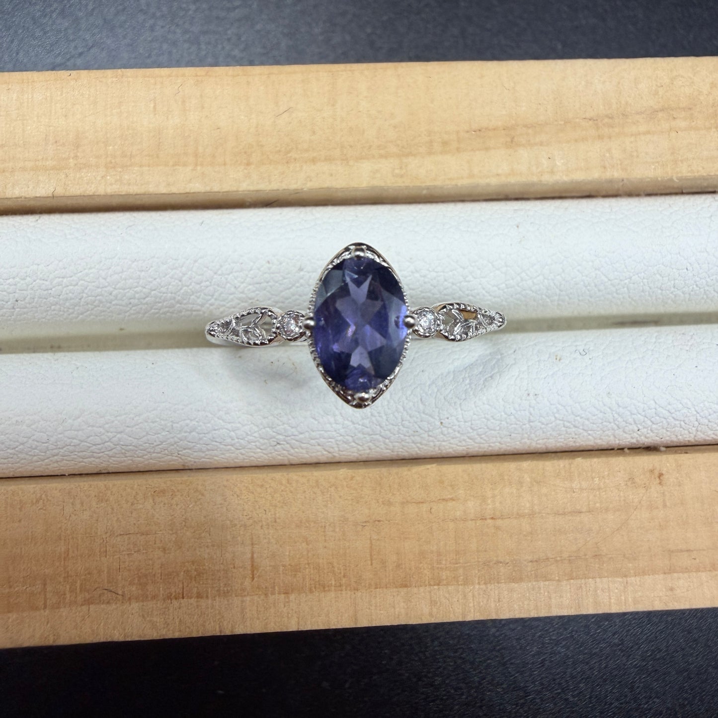Tanzanite S925 Adjustable Ring