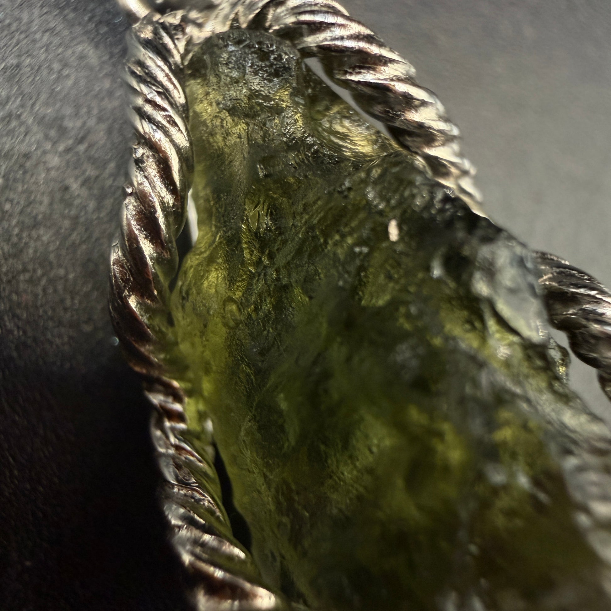 Moldavite S925 Certified Necklace