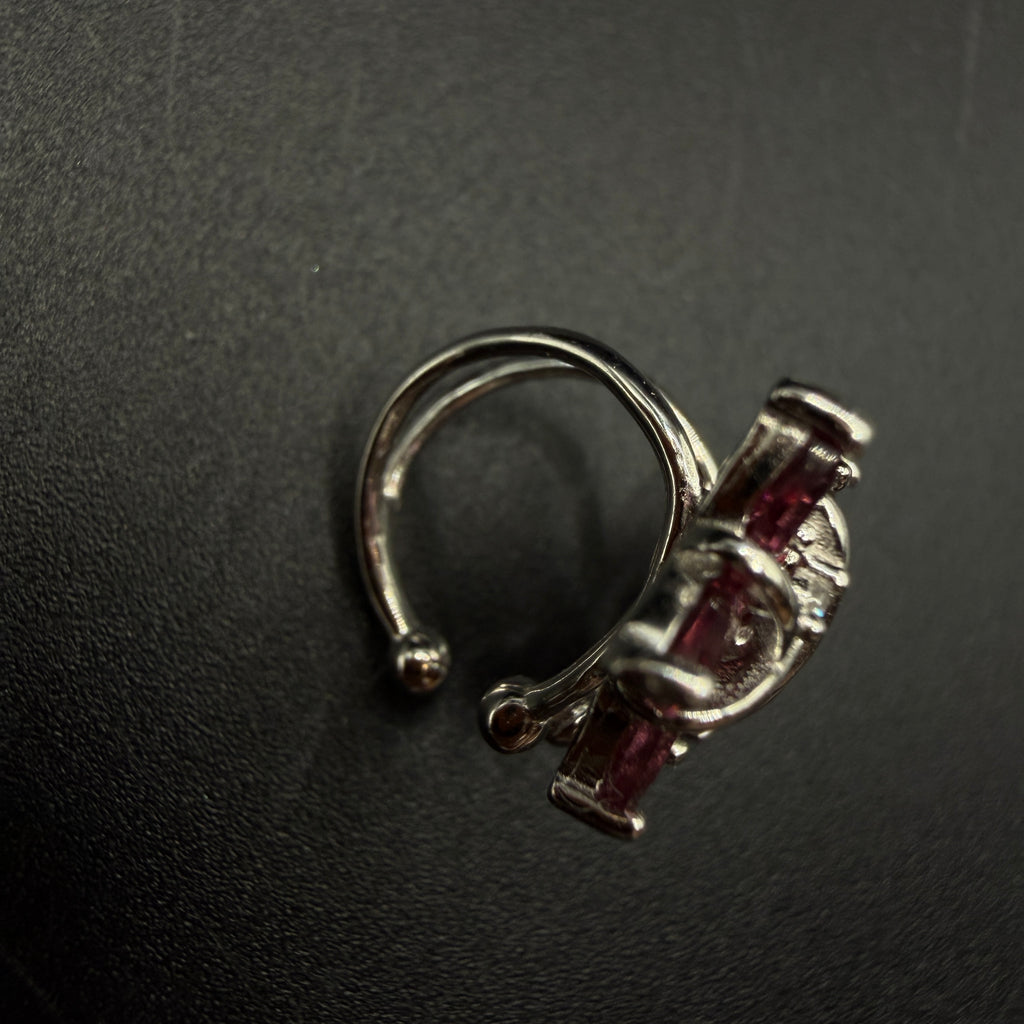 Garnet S925 Ear Cuffs