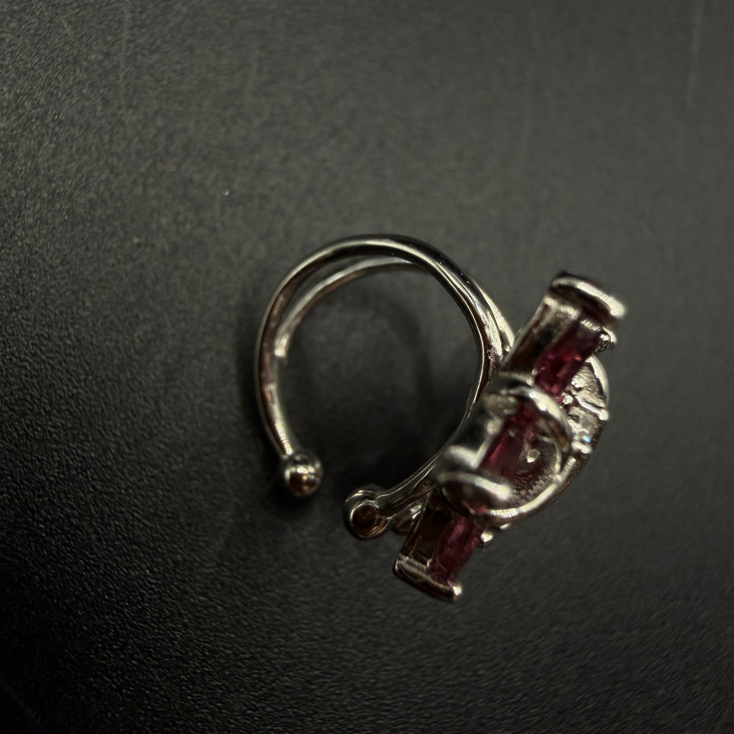 Garnet S925 Ear Cuffs
