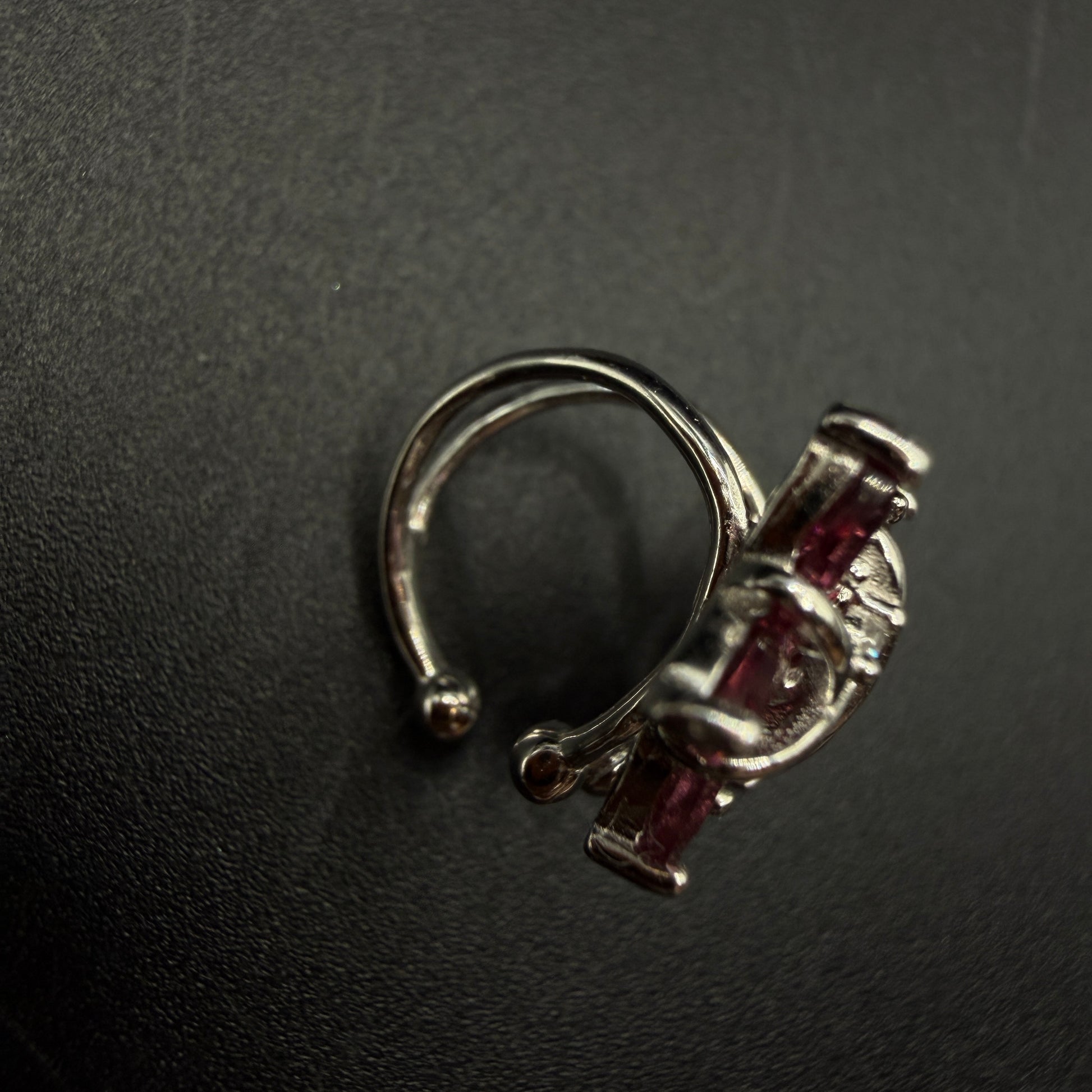 Garnet S925 Ear Cuffs