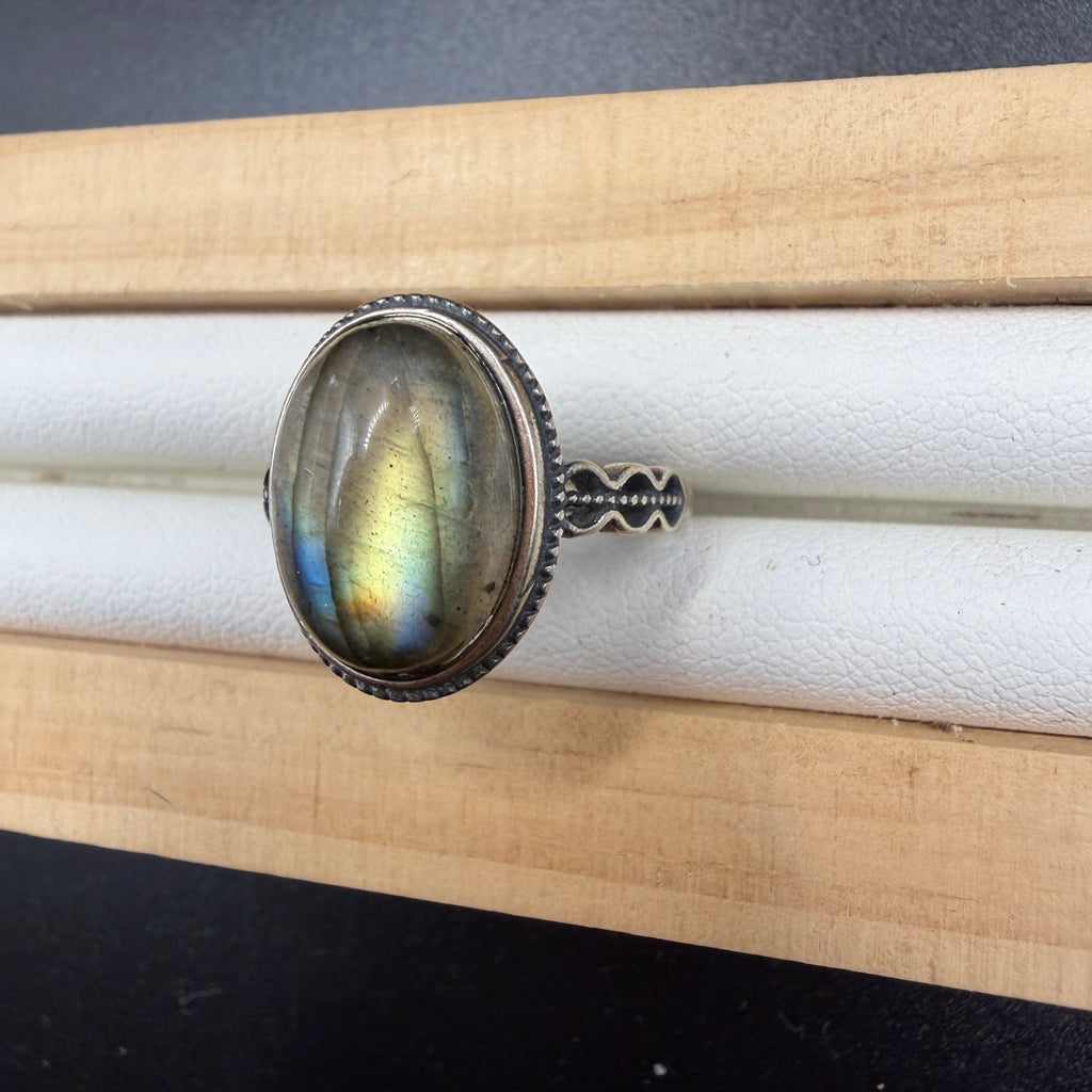 Labradorite S925 Adjustable Ring