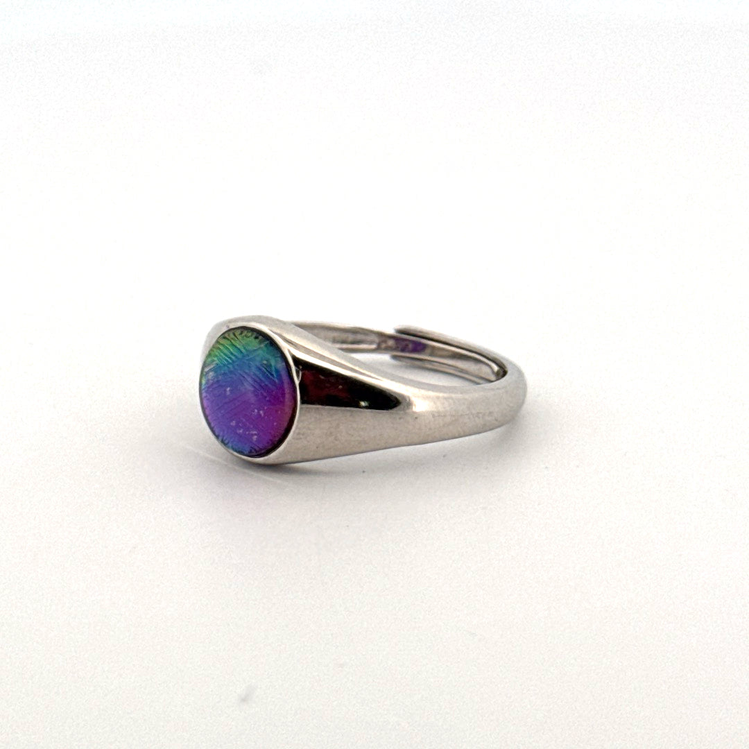 Muonionalusta Round S925 Adjustable Ring