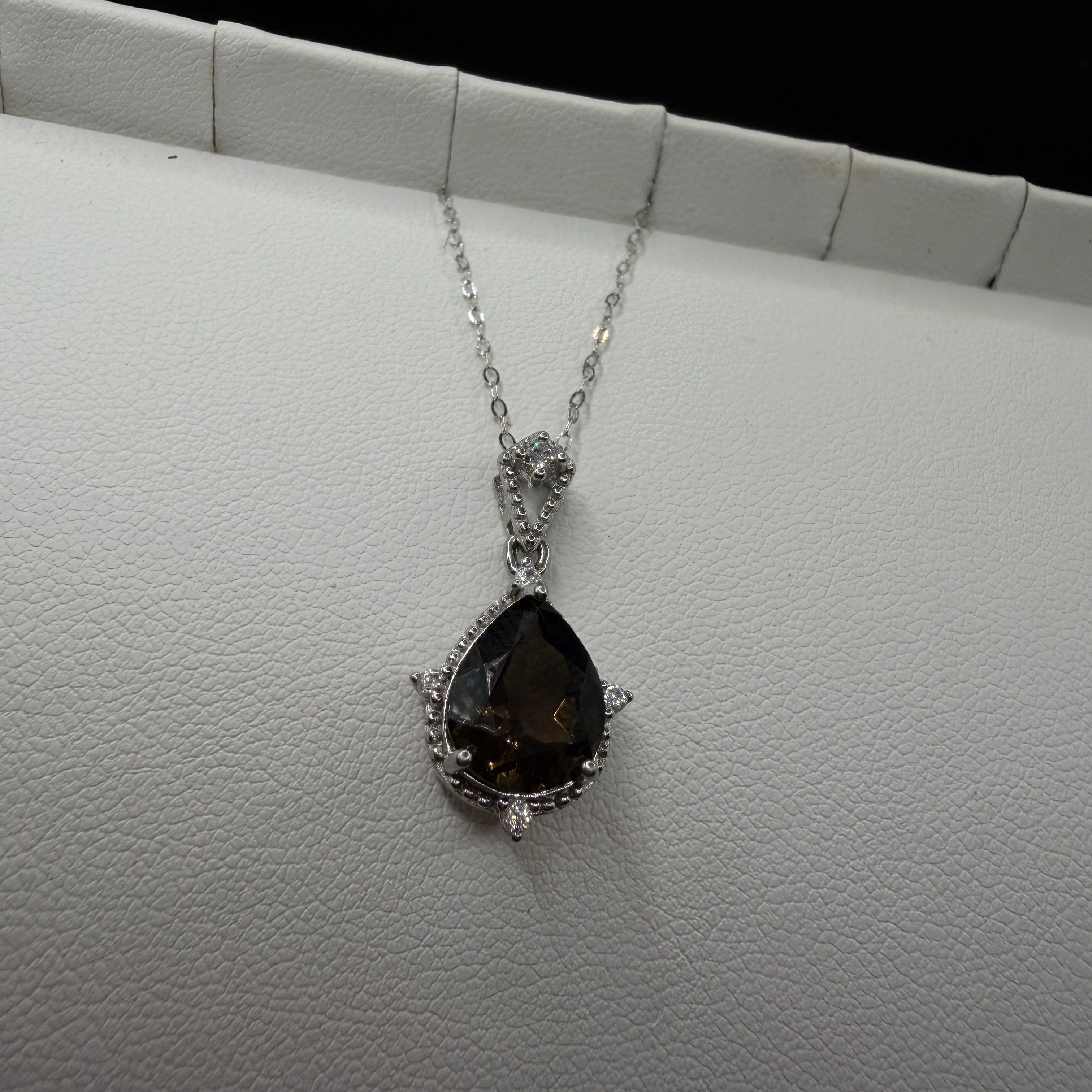 Smokey Quartz S925 Necklace