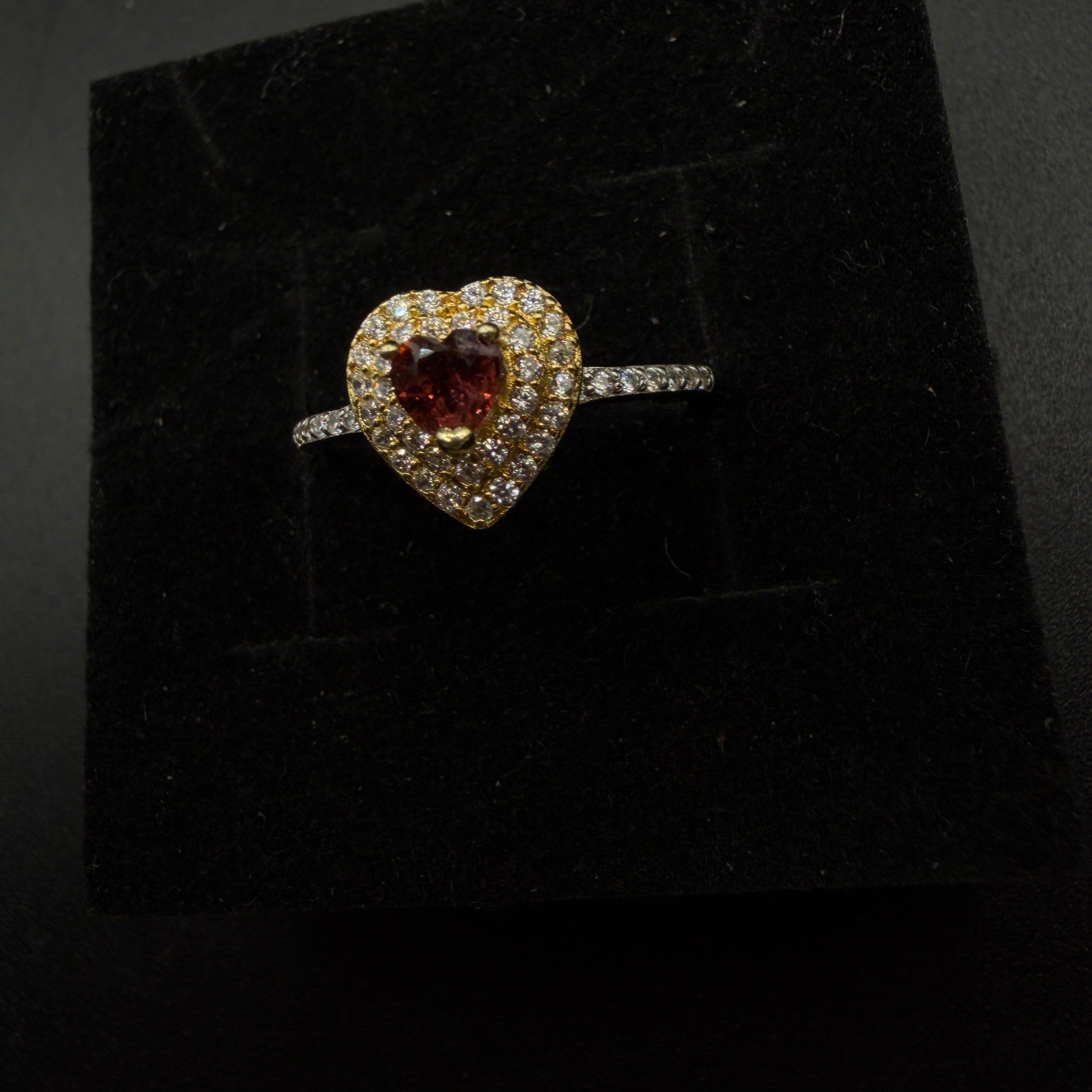 Garnet S925 Adjustable Ring