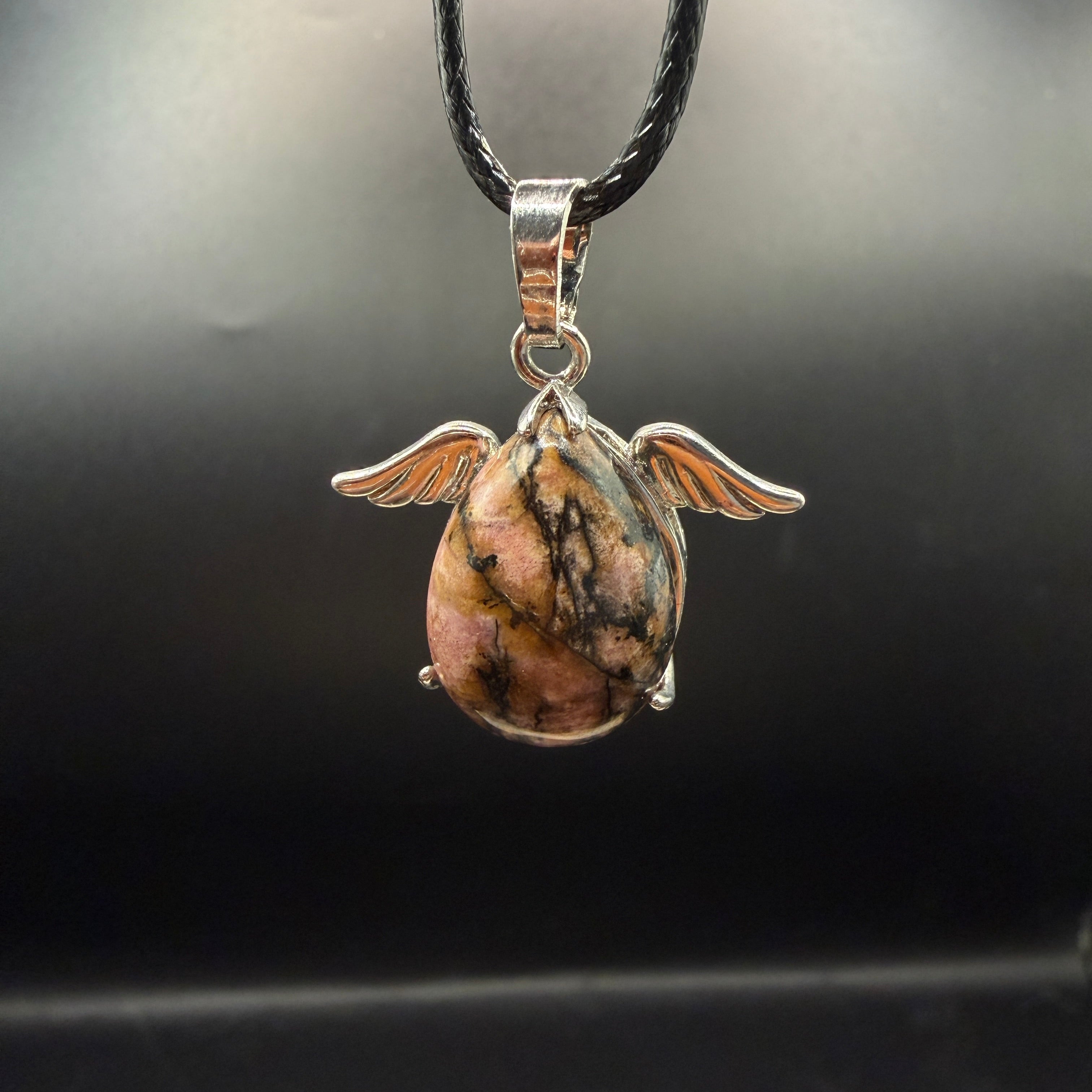 Rhodonite Wings Necklace