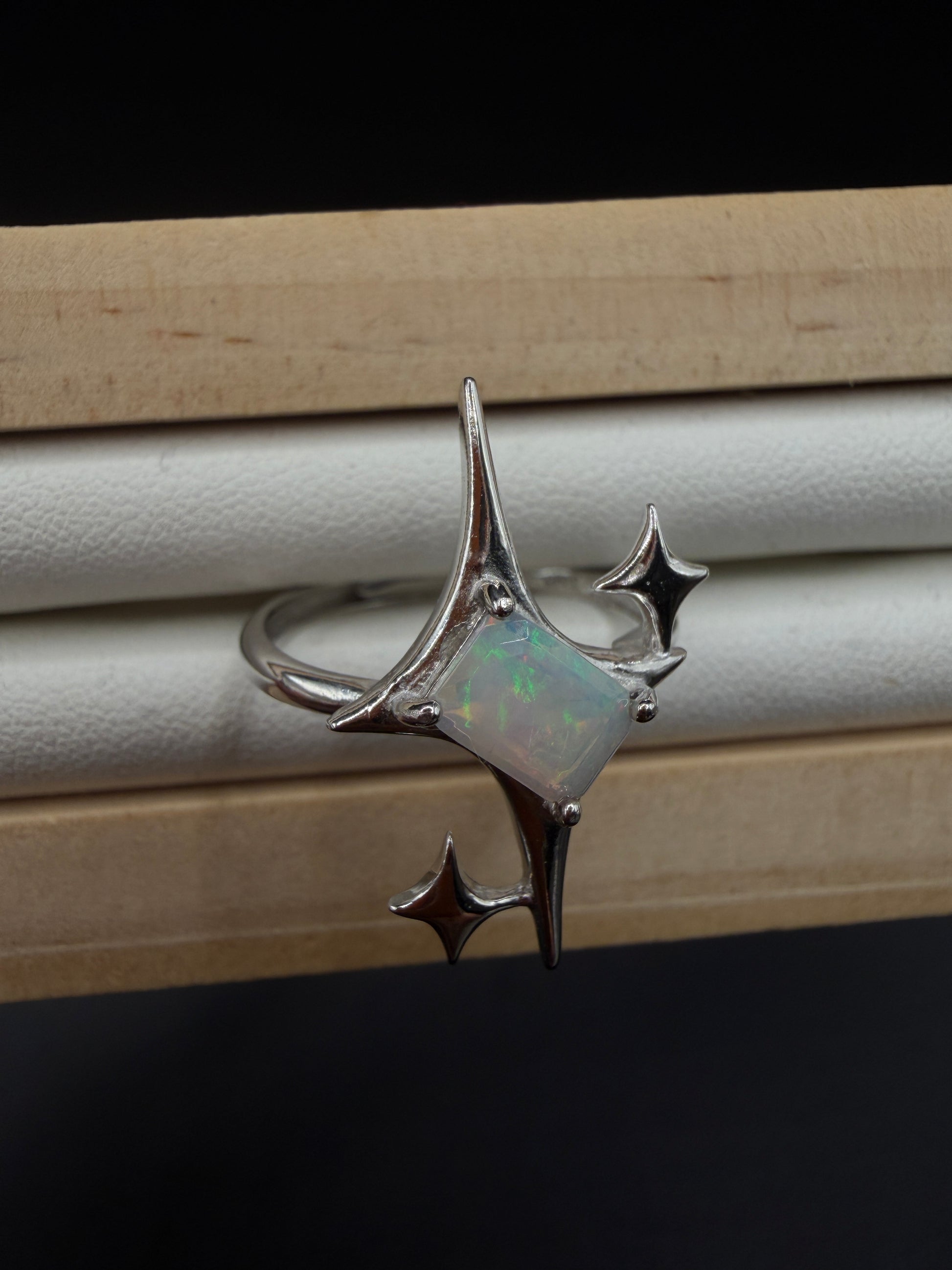 Opal Signature Star Ring
