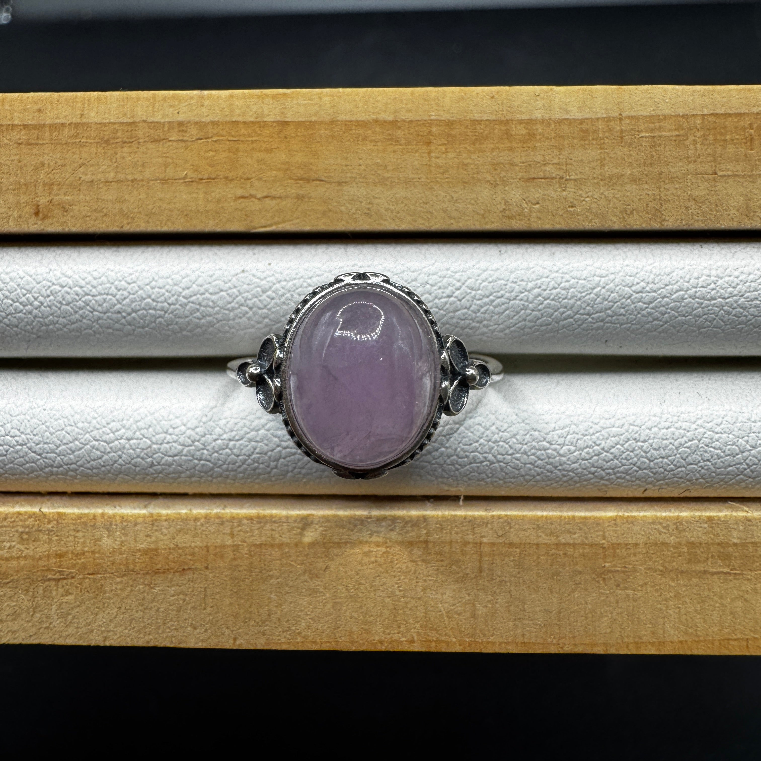 Kunzite S925 Adjustable Ring