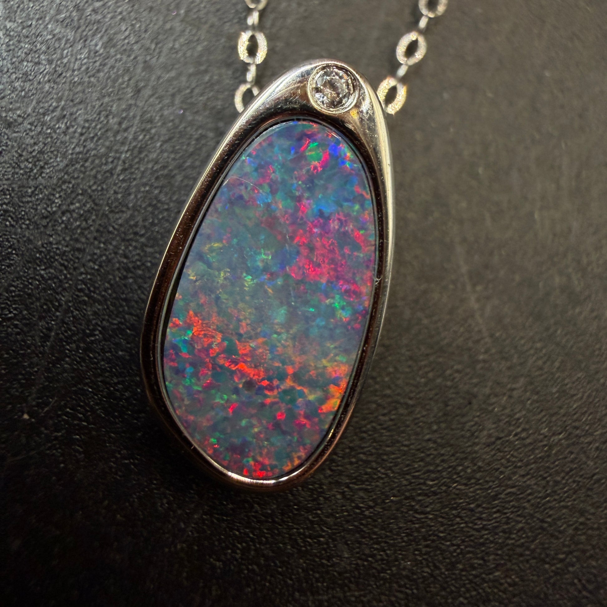 Australian Boulder Opal S925 Necklace