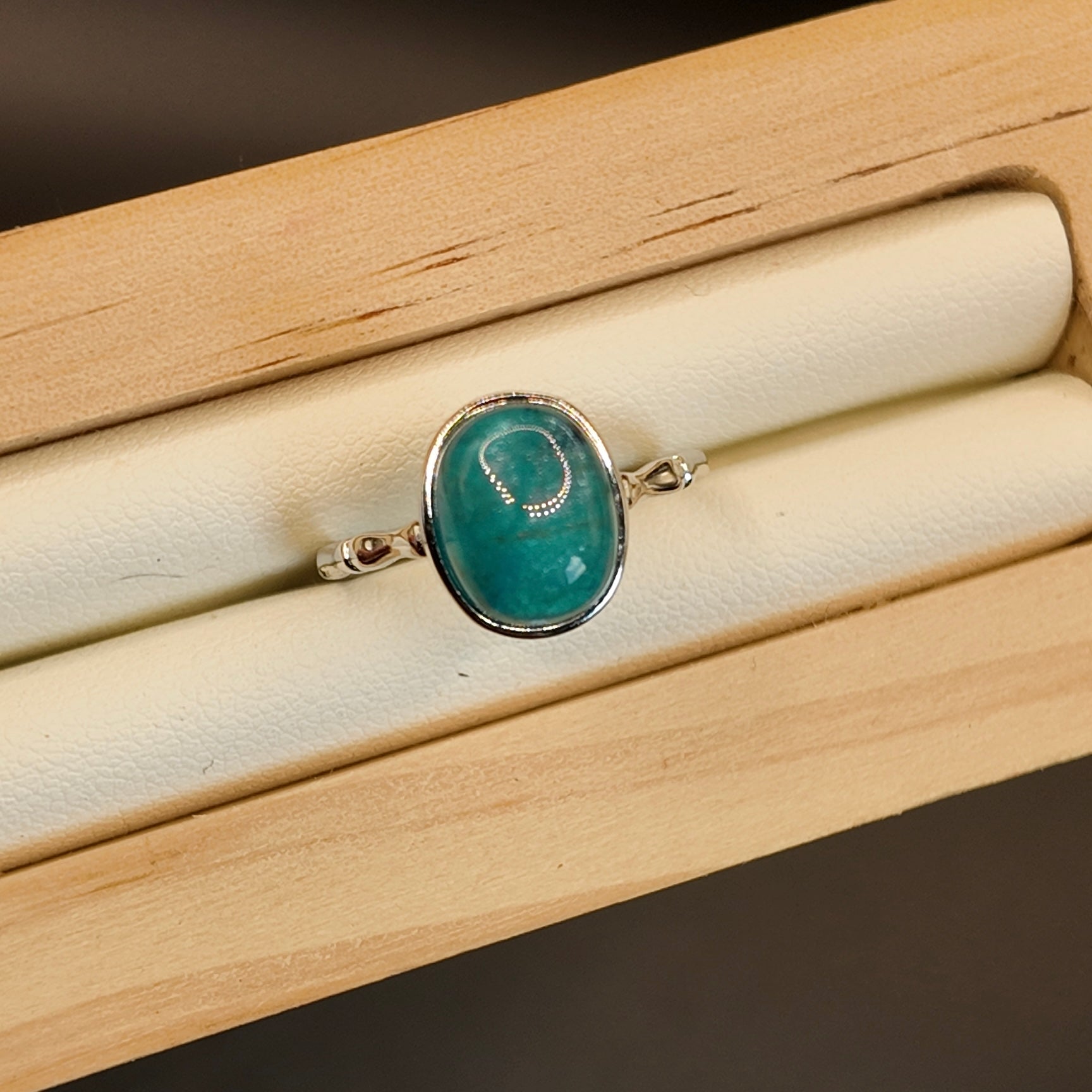 Apatite S925 Adjustable Ring