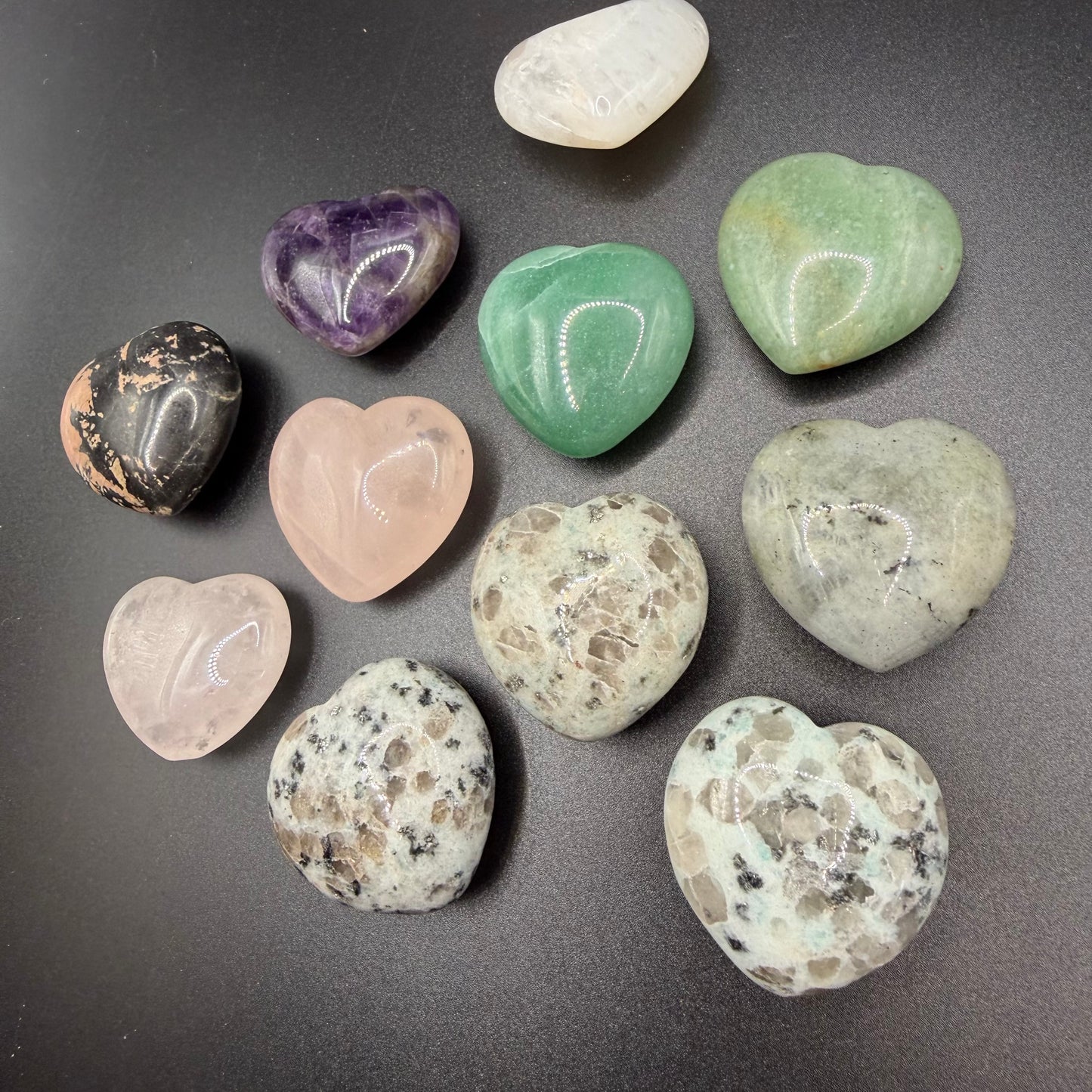 Small Crystal Hearts