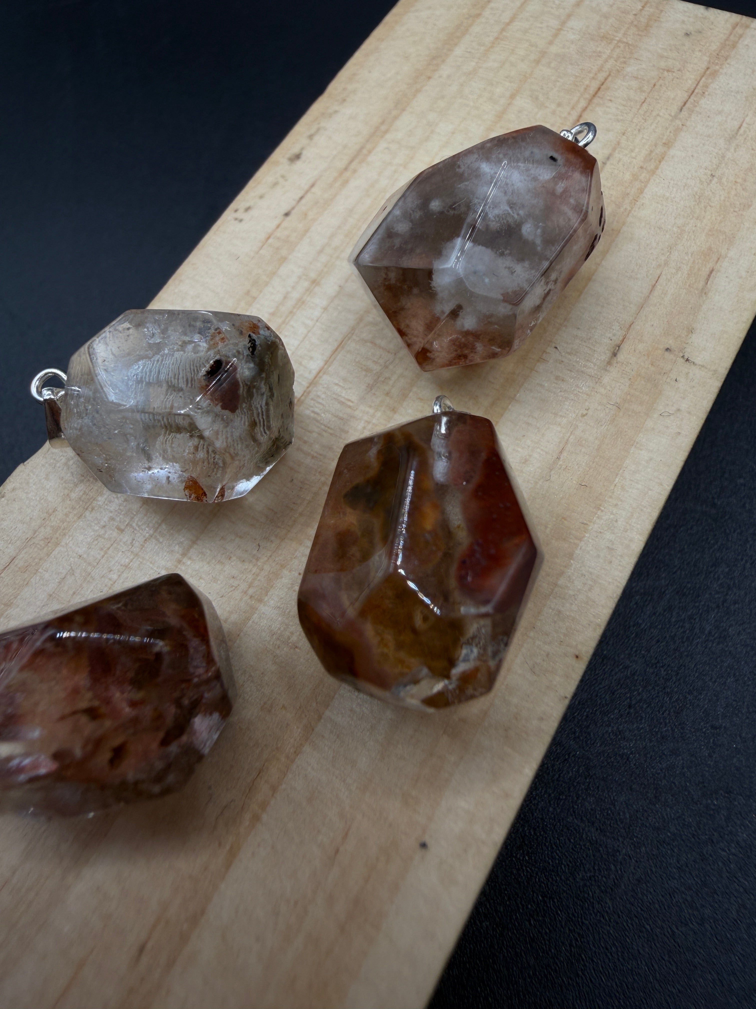Amphibole Quartz S925 Necklace