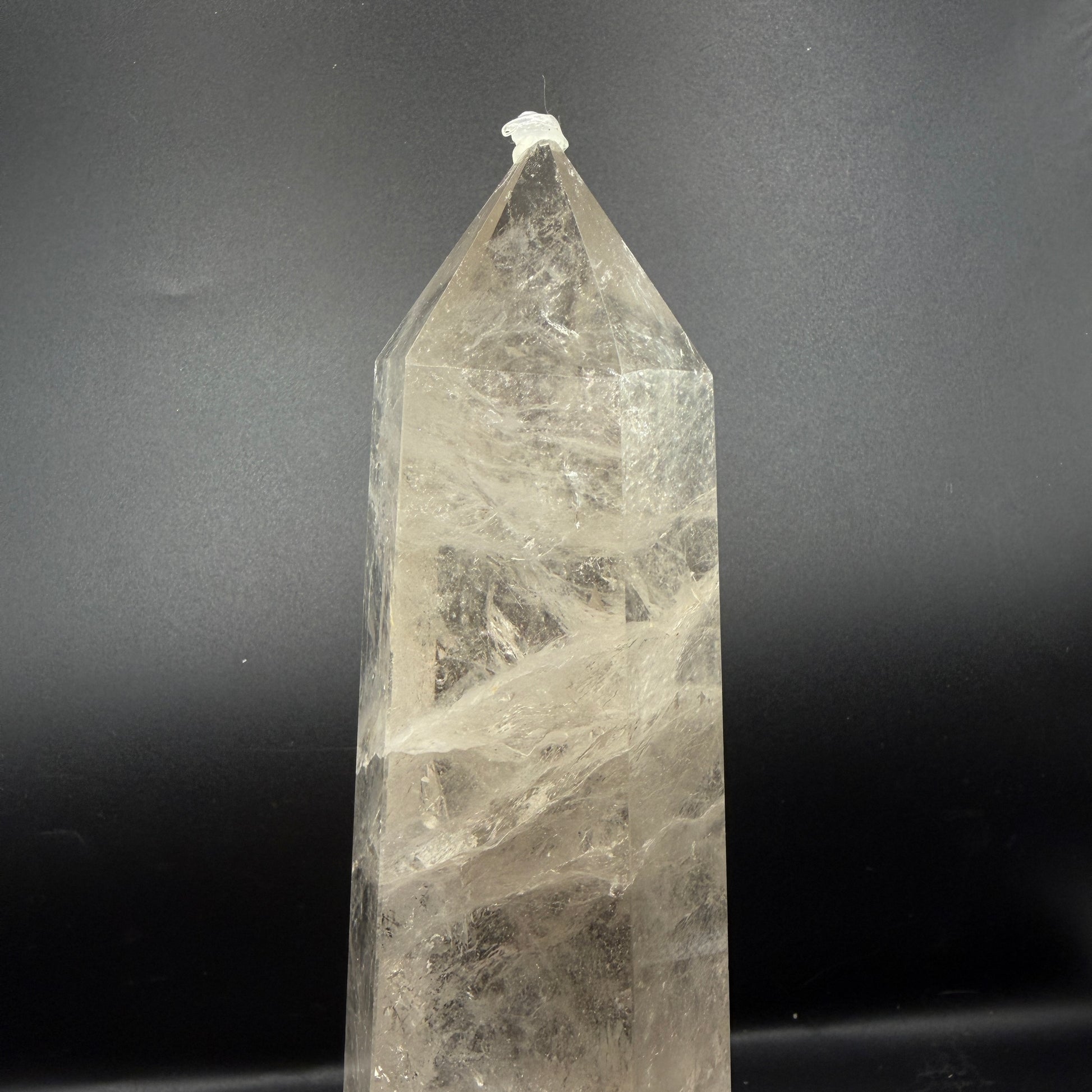 Large Clear Quartz Tower