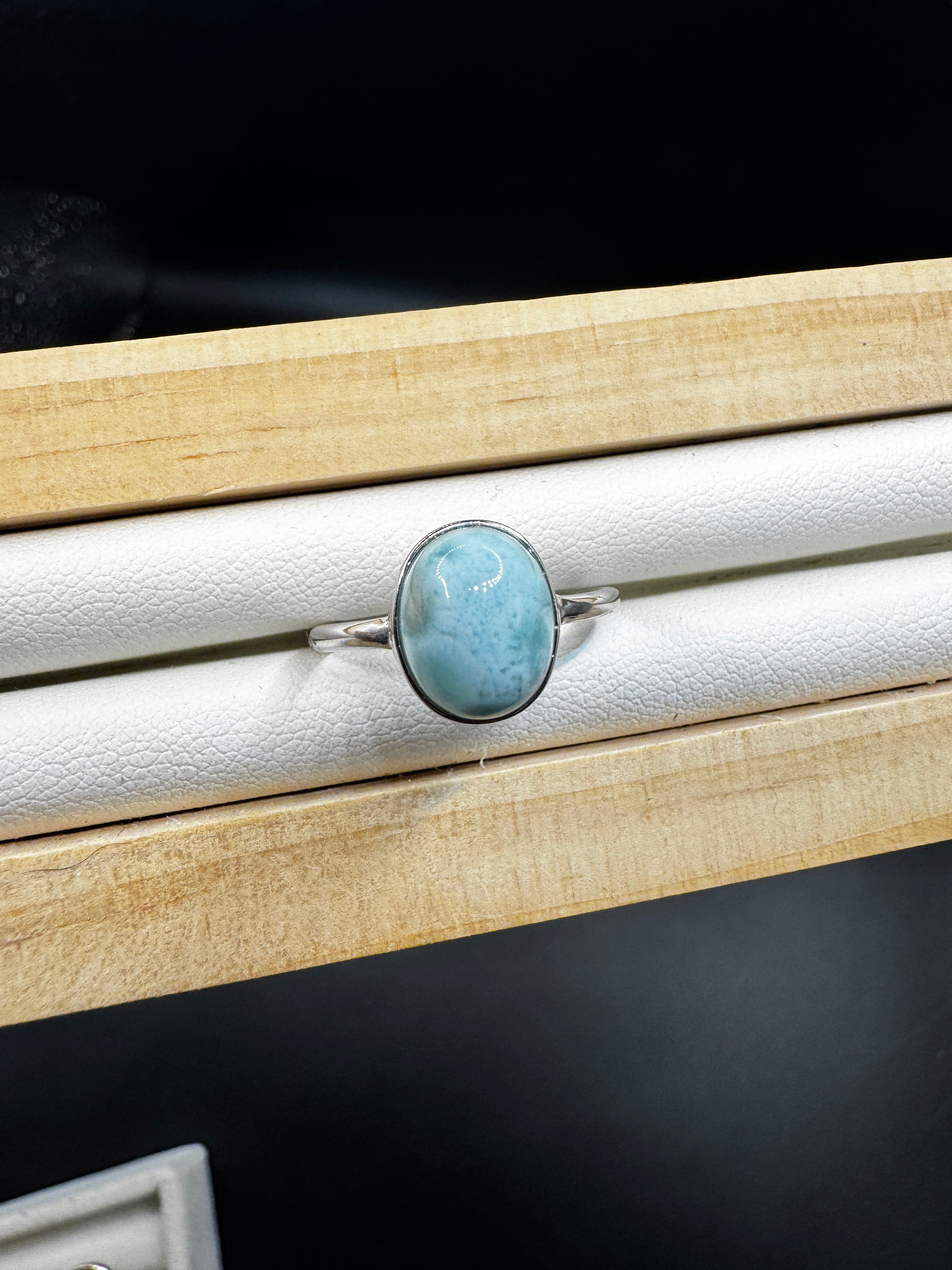 Larimar S925 Adjustable Ring