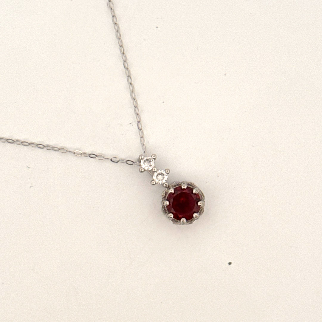 Garnet S925 Necklace