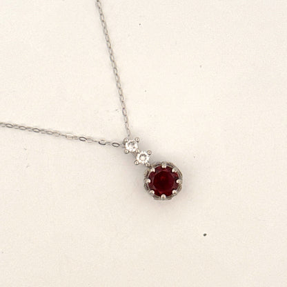 Garnet S925 Necklace