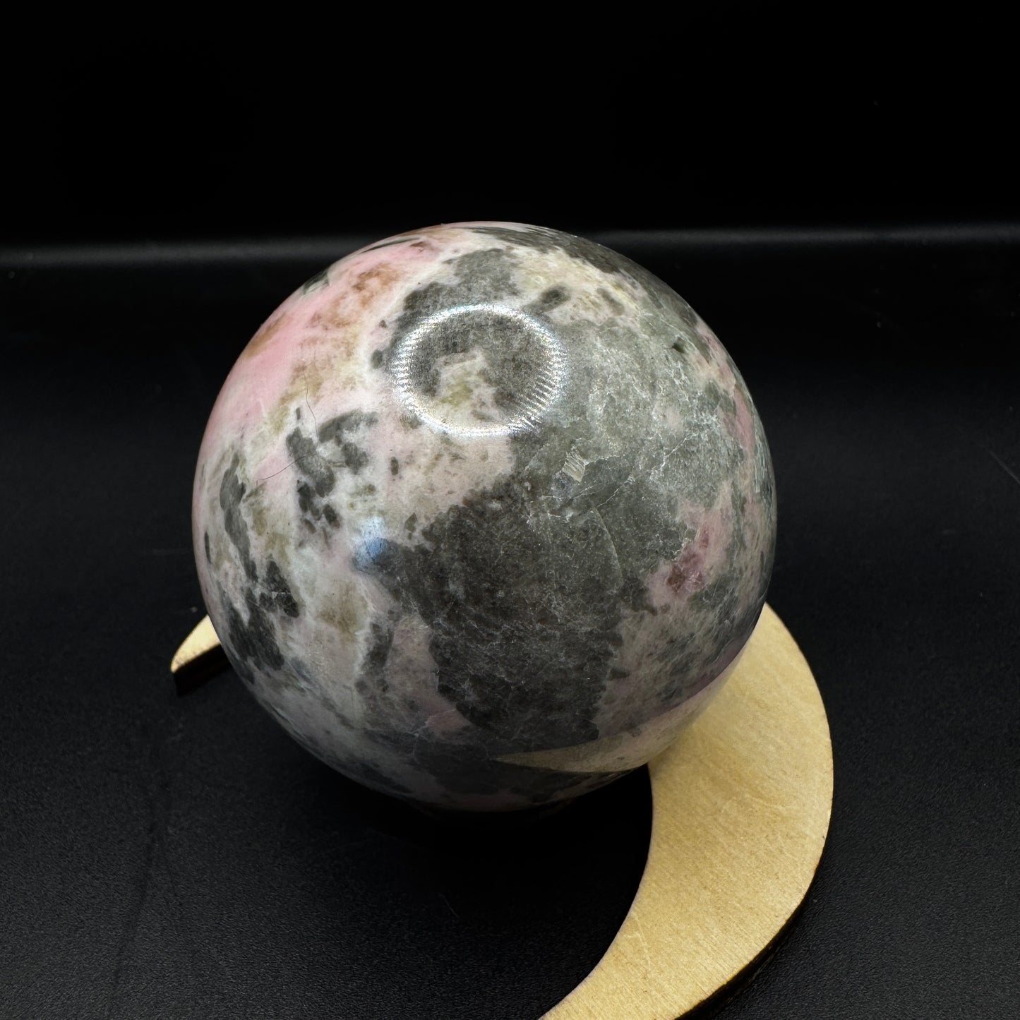Rhodonite and Epidote Sphere