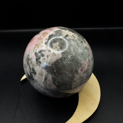 Rhodonite and Epidote Sphere
