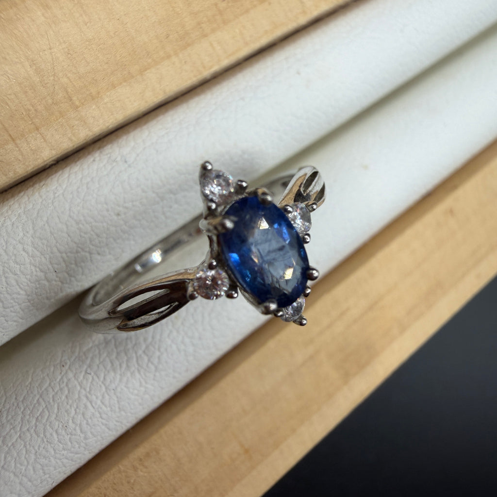 Sapphire S925 Certified Adjustable Ring