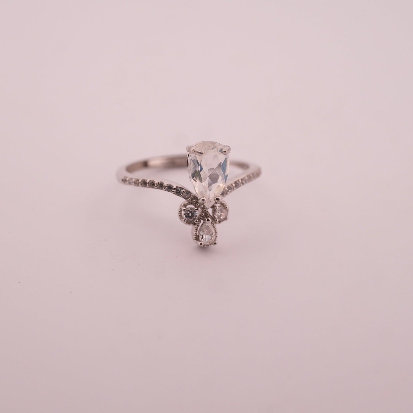 Moonstone S925 Adjustable Ring