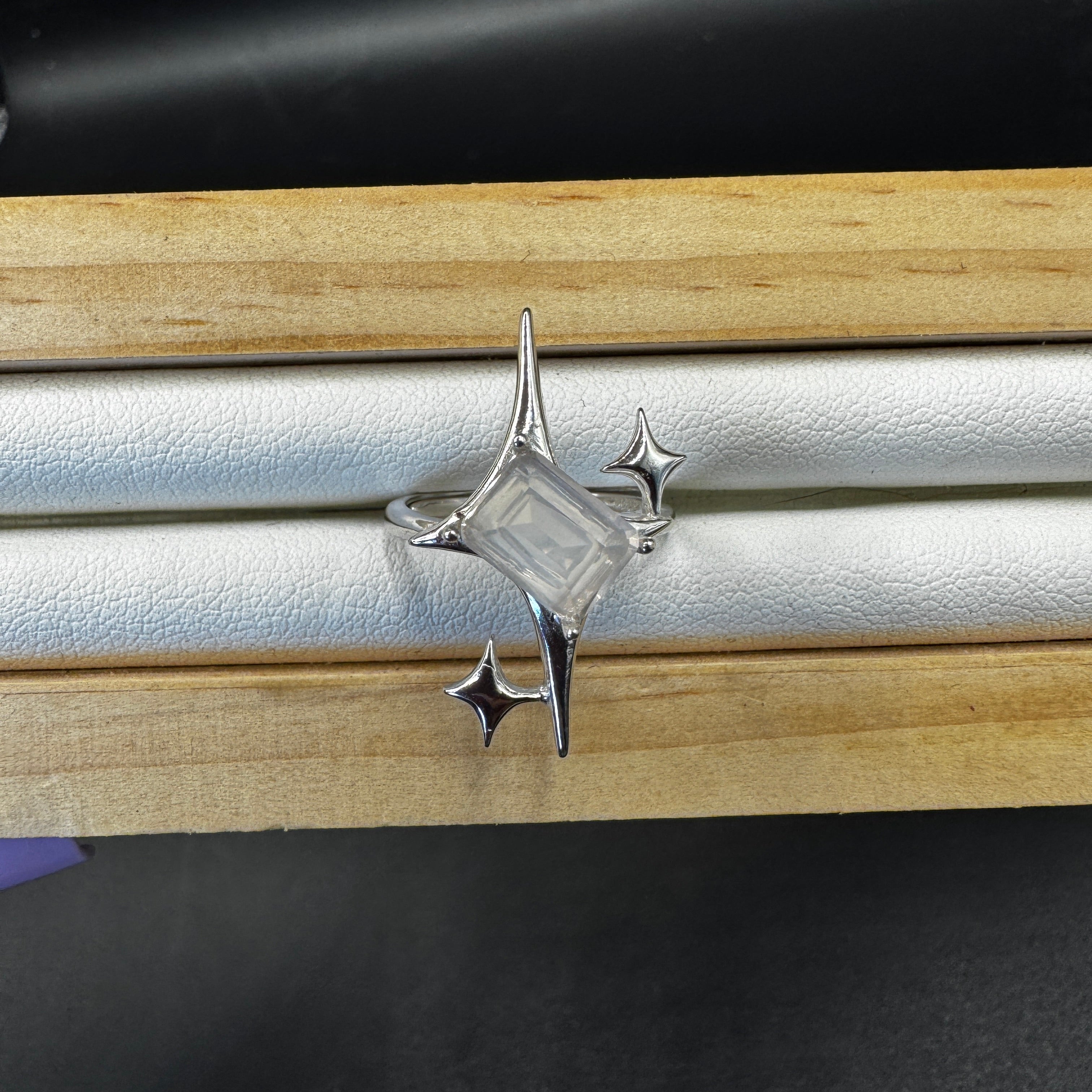 Rose Quartz Signature Star Ring