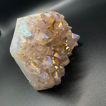 Aura Amethyst Cluster Point