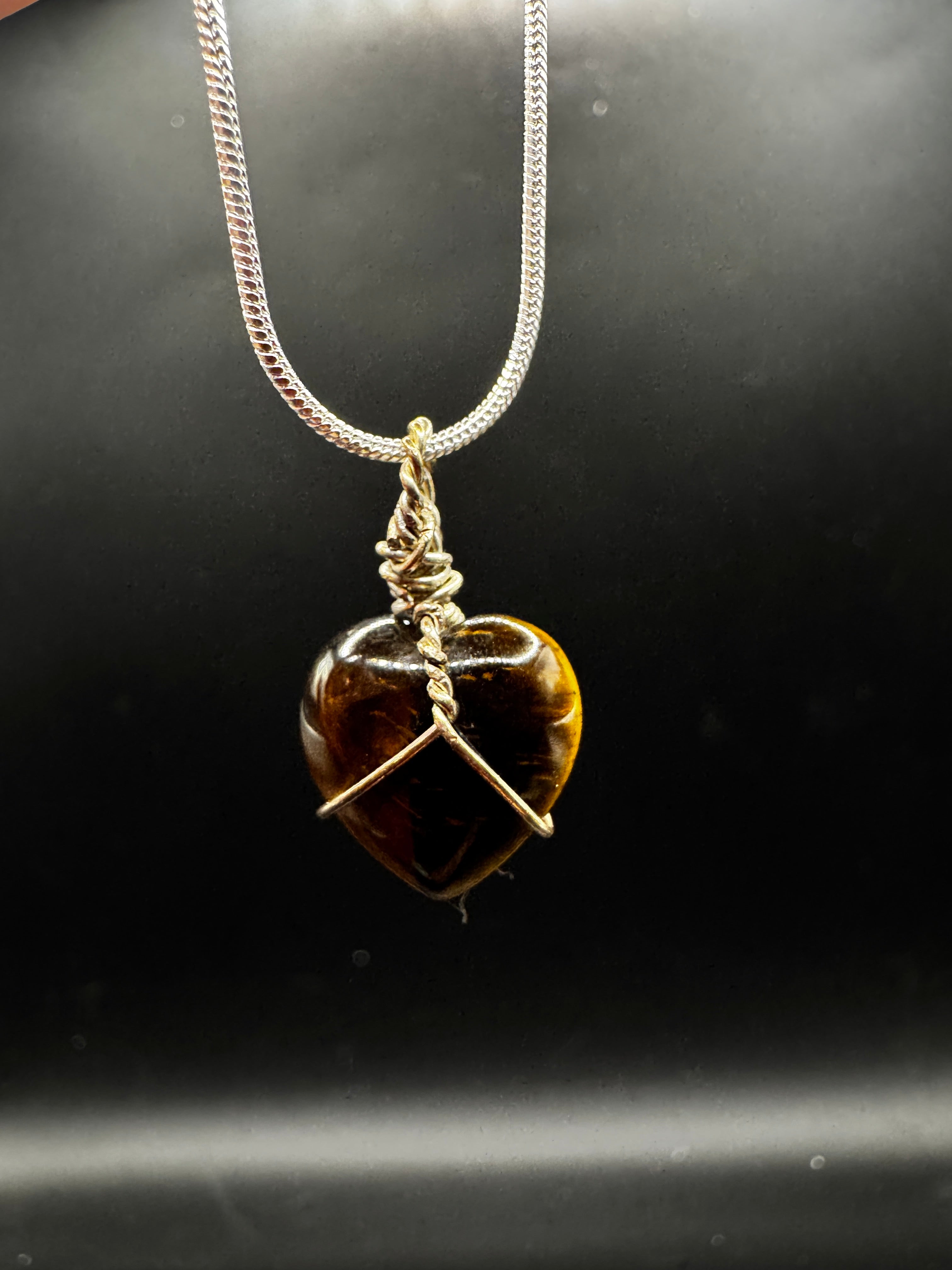 Handmade Tigers Eye Necklace