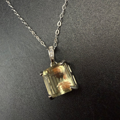 Libyan Desert Glass S925 Certified Necklace