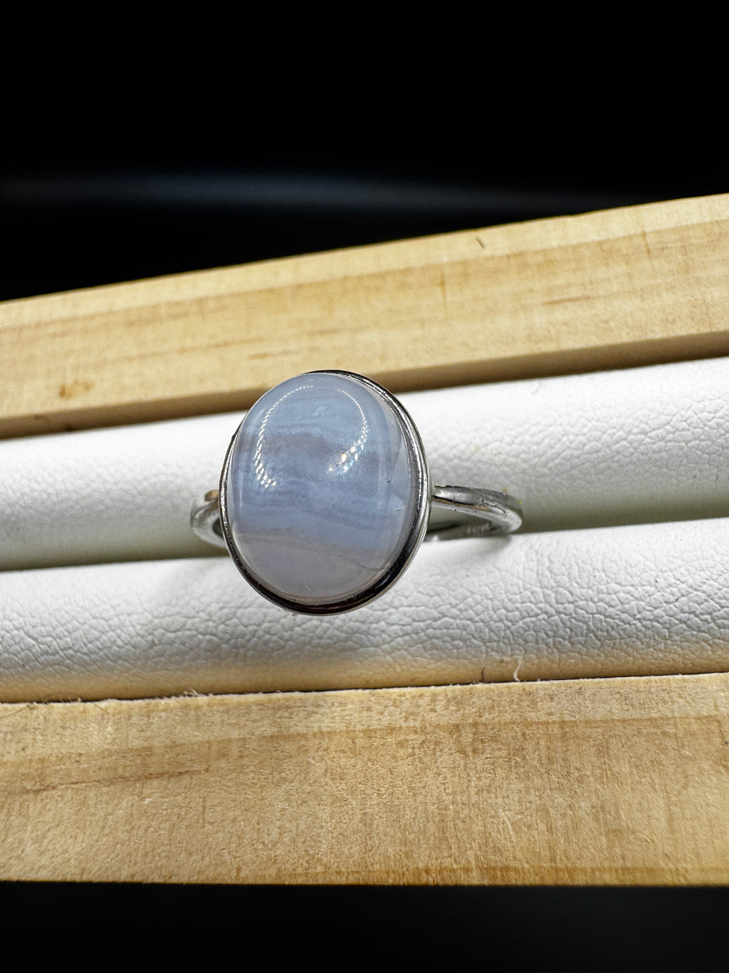 Blue Lace Agate Ring