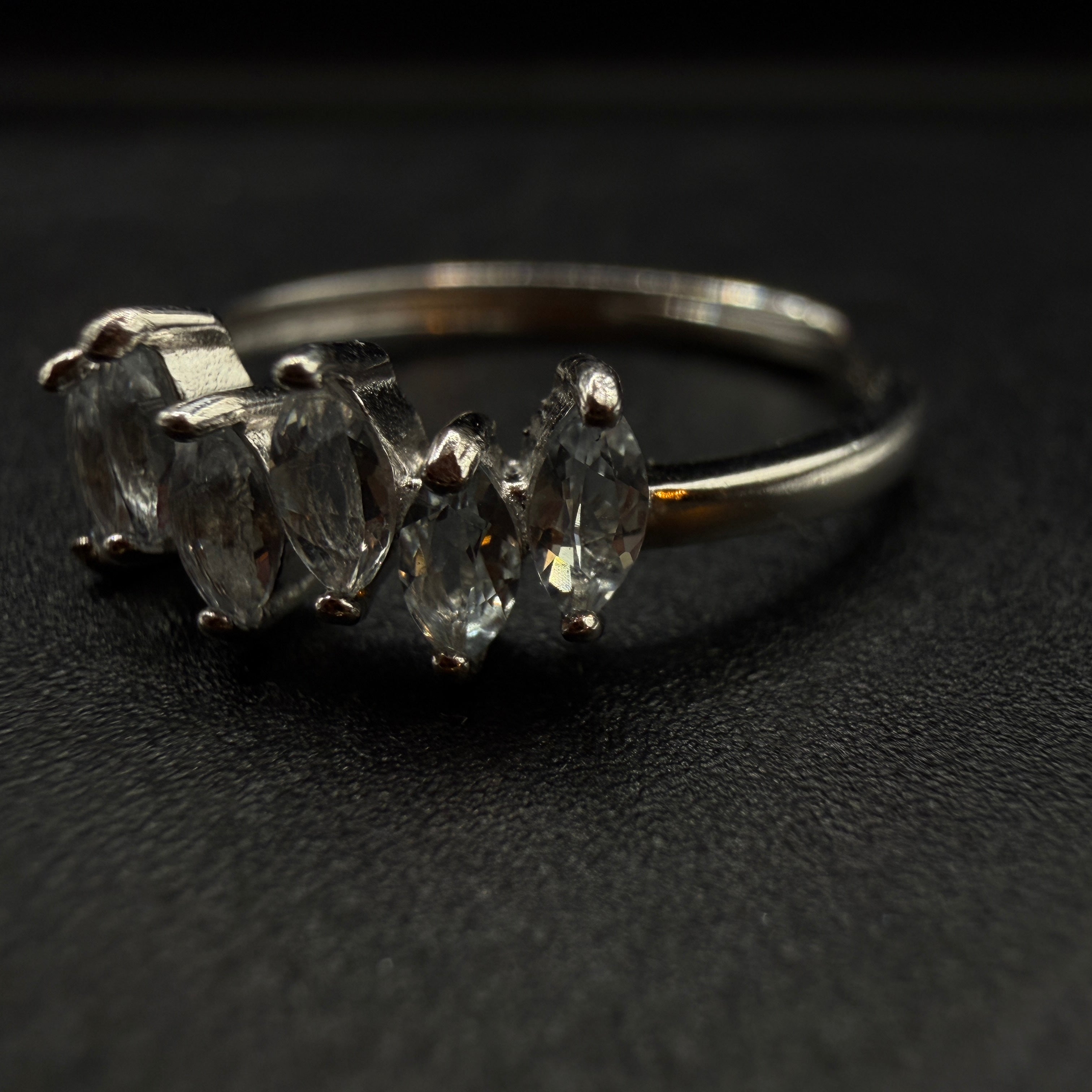 Aquamarine S925 Adjustable Ring