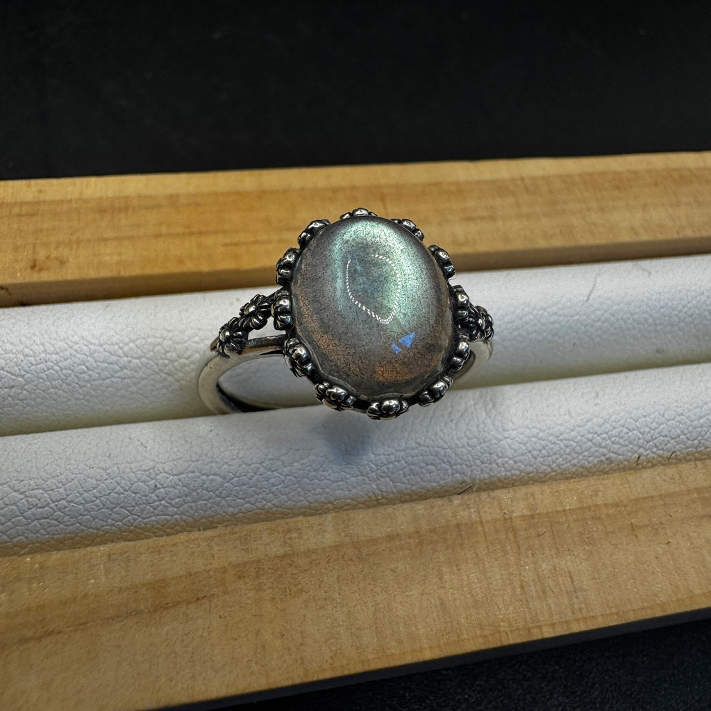 Labradorite S925 Adjustable Ring