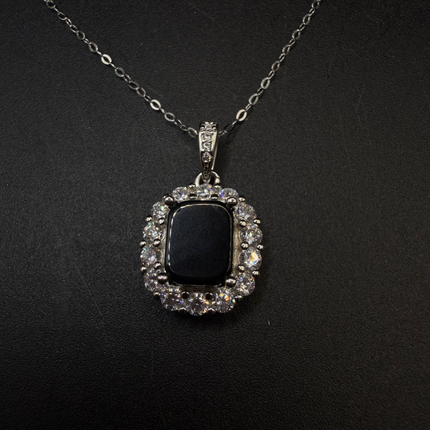 Cintamani Stone Saffordite S925 Certified Necklace