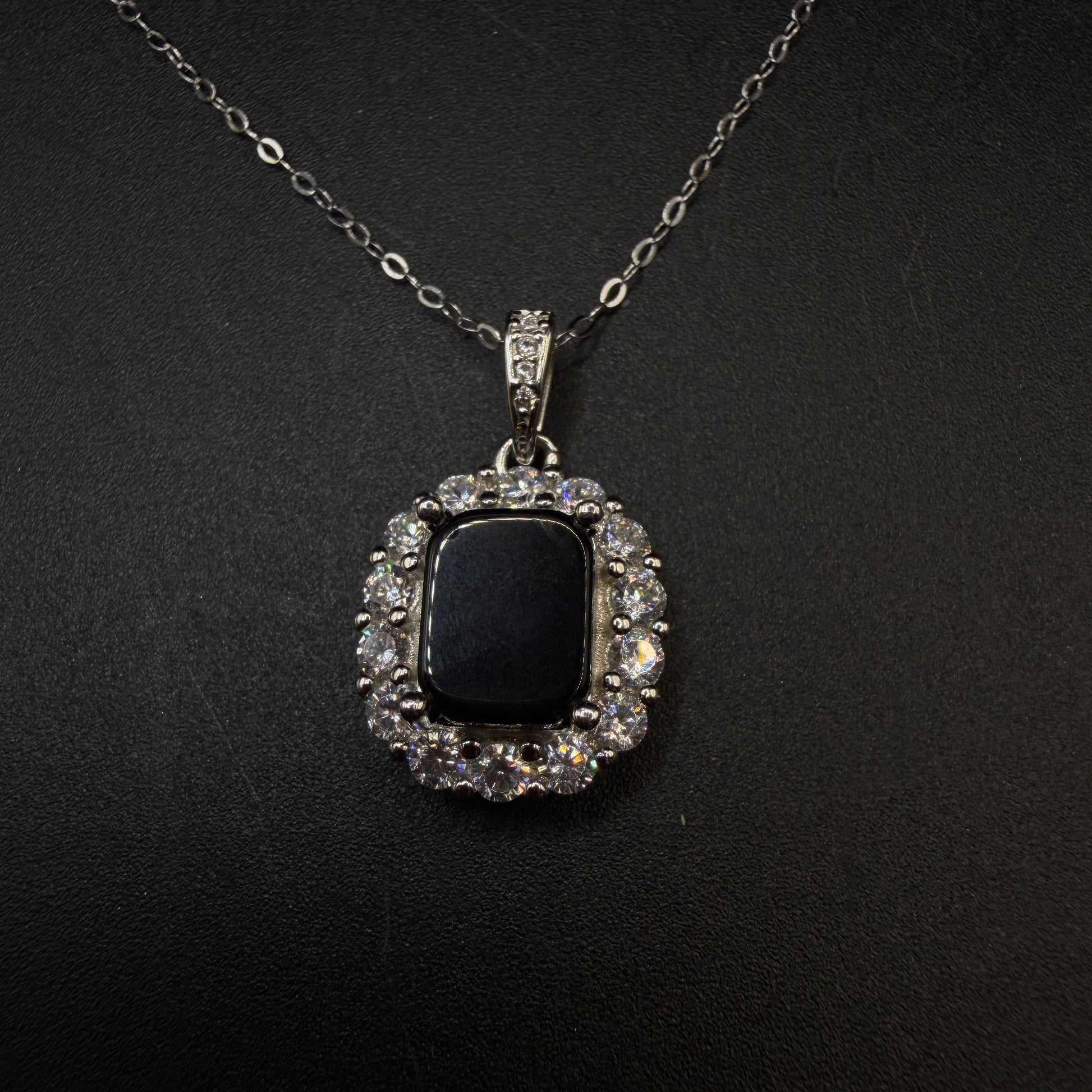 Cintamani Stone Saffordite S925 Certified Necklace