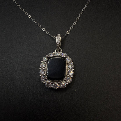 Cintamani Stone Saffordite S925 Certified Necklace