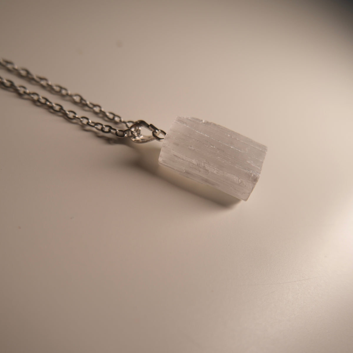 Selenite Necklace