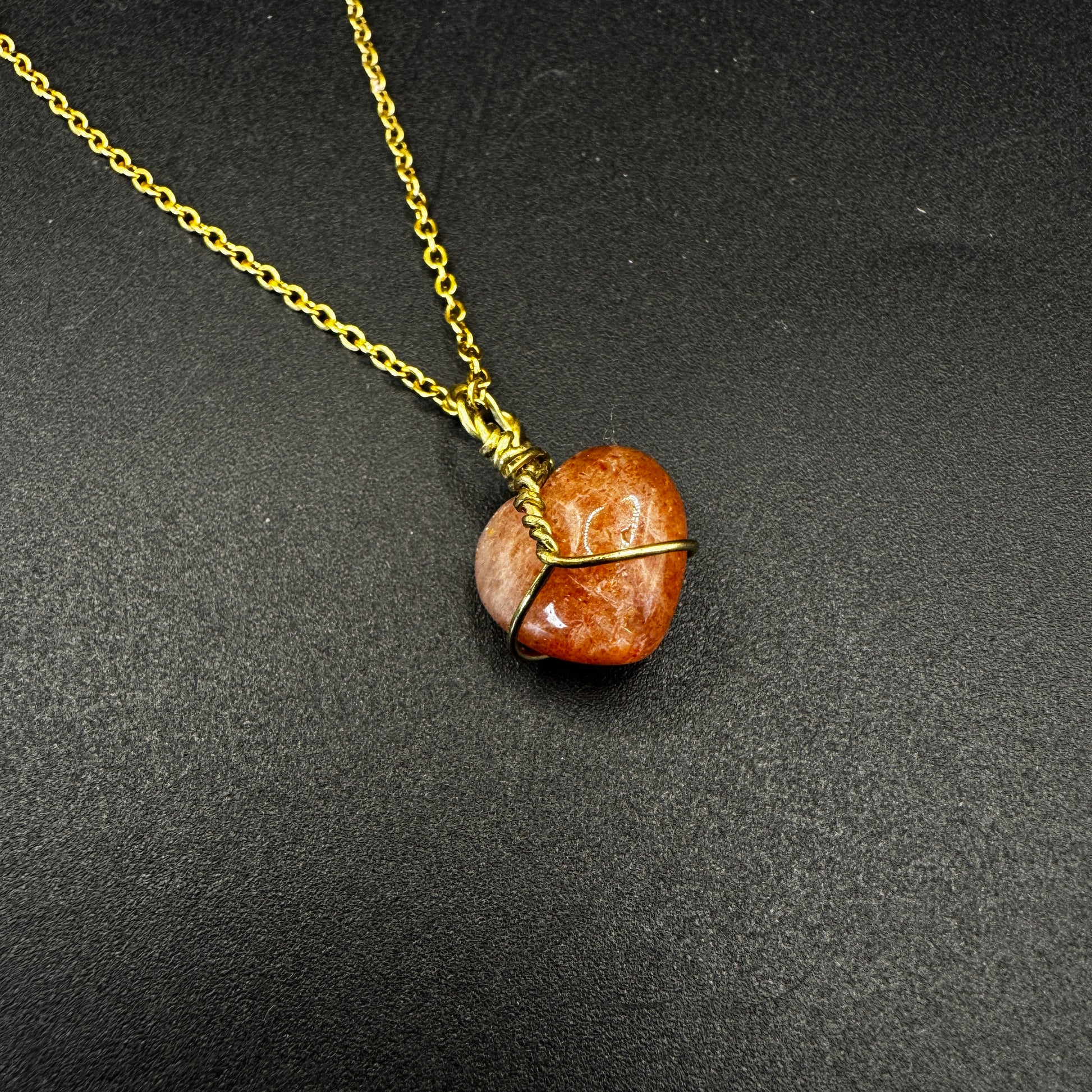 Handmade Sunstone Moonstone Necklace