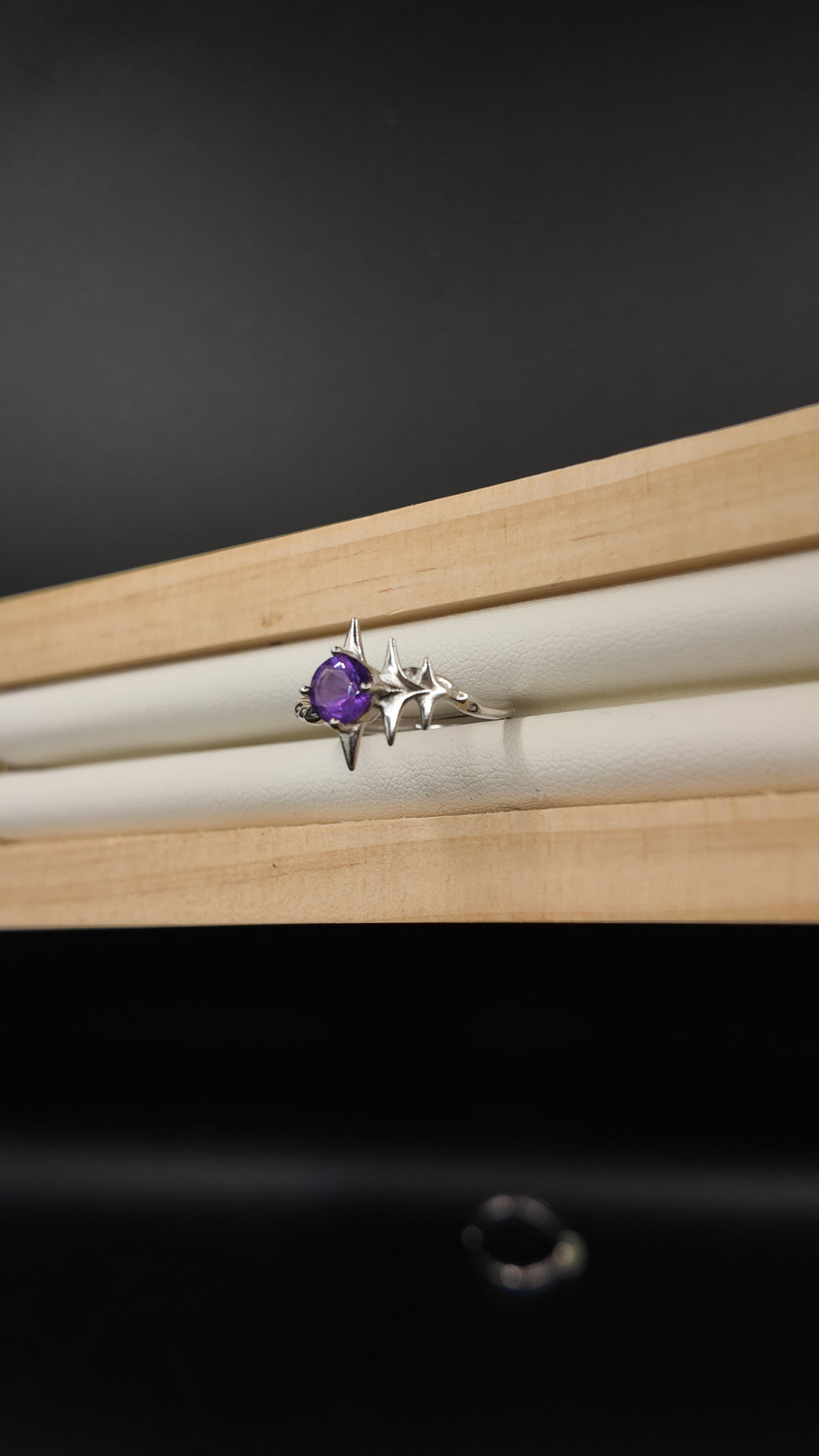 Amethyst Star Ring