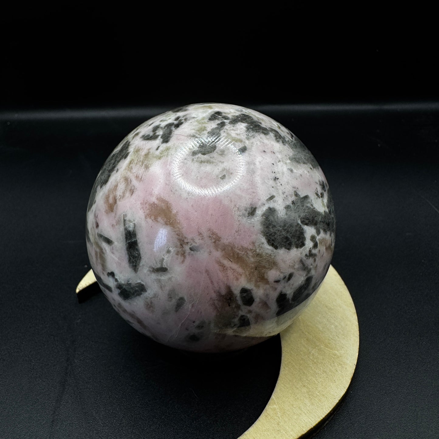 Rhodonite and Epidote Sphere