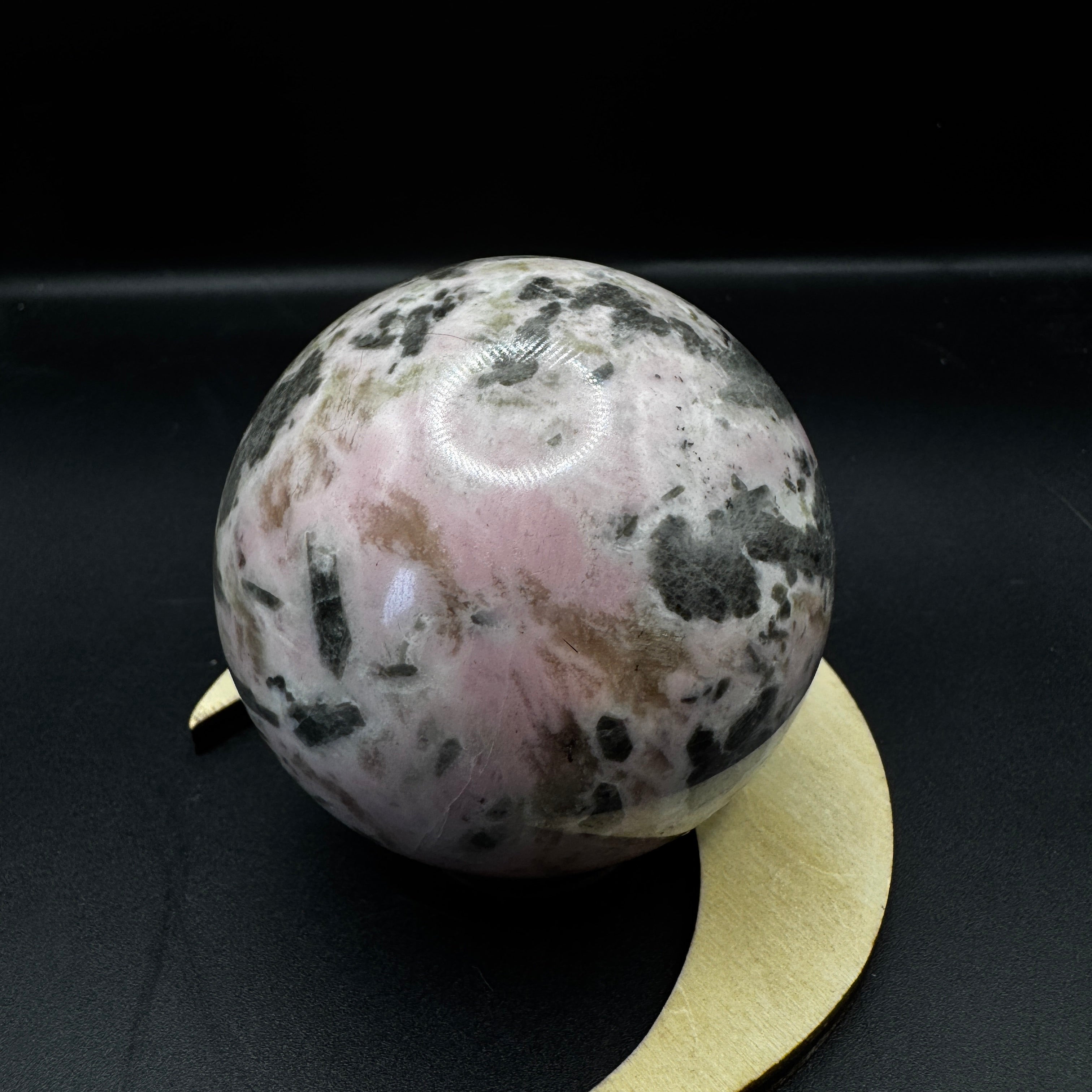 Rhodonite and Epidote Sphere