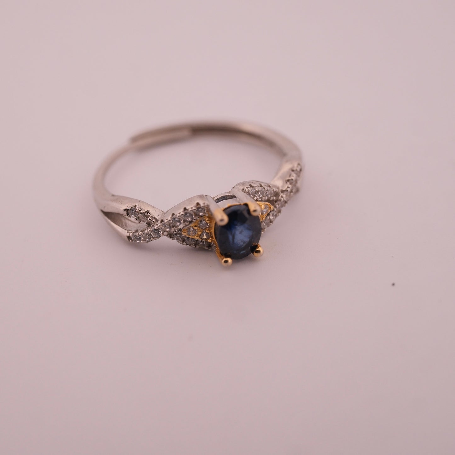 Iolite Eye S925 Adjustable Ring