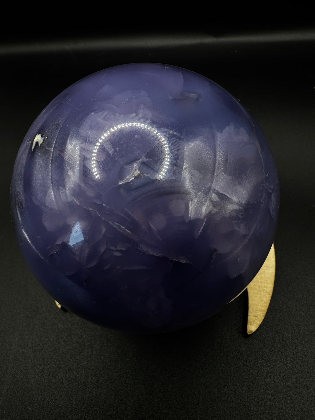 Blue Flower Agate Sphere