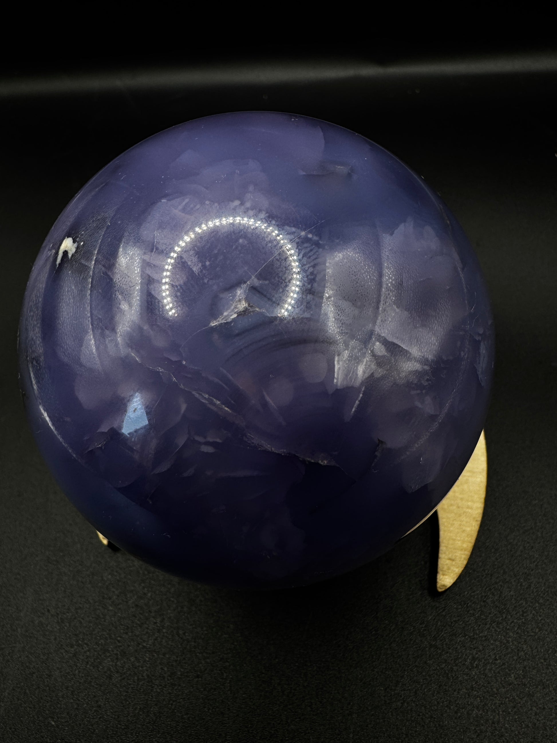 Blue Flower Agate Sphere