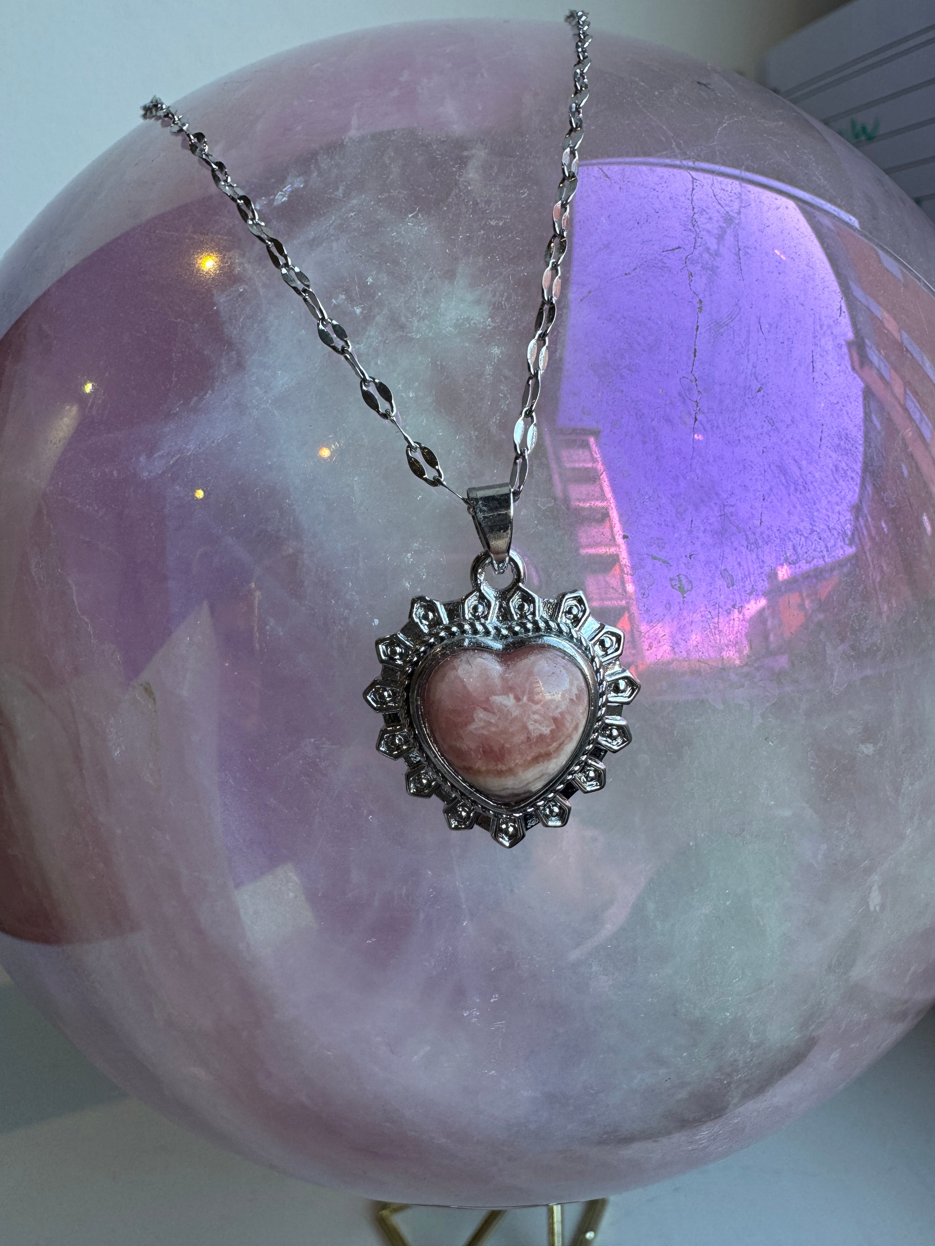Rhodochrosite Necklace