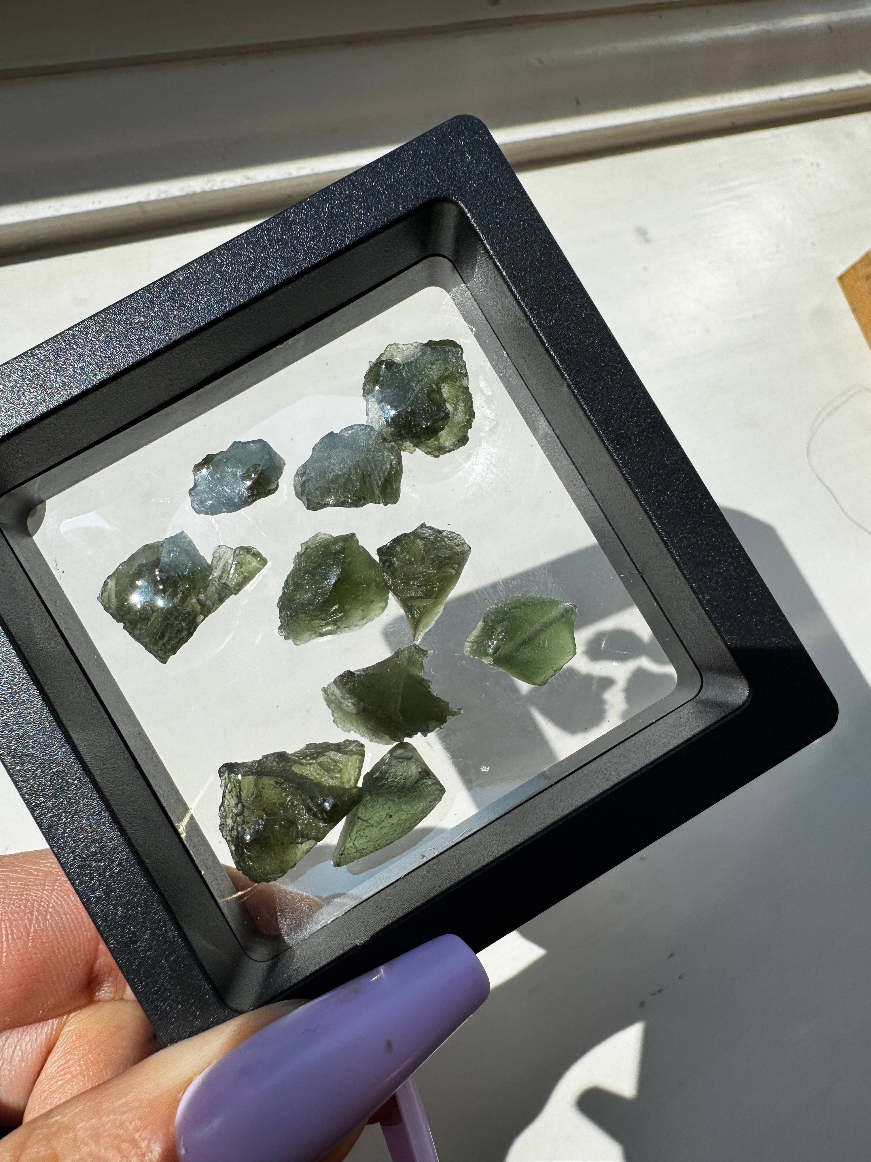 Wire Wrapped 925 Raw Moldavite